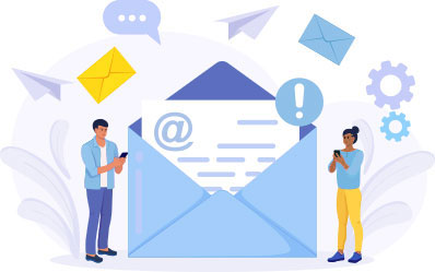 Illustration of a team partnering to accomplish a goal